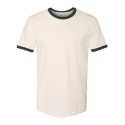 3604 Next Level Apparel Natural/ Forest Green
