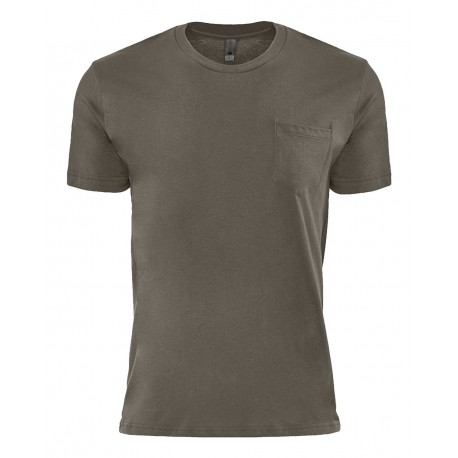 3605 Next Level Apparel 3605 Cotton Pocket T-Shirt HEAVY METAL