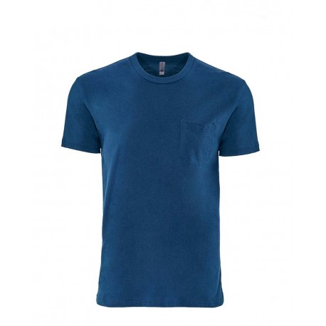3605 Next Level Apparel 3605 Cotton Pocket T-Shirt COOL BLUE