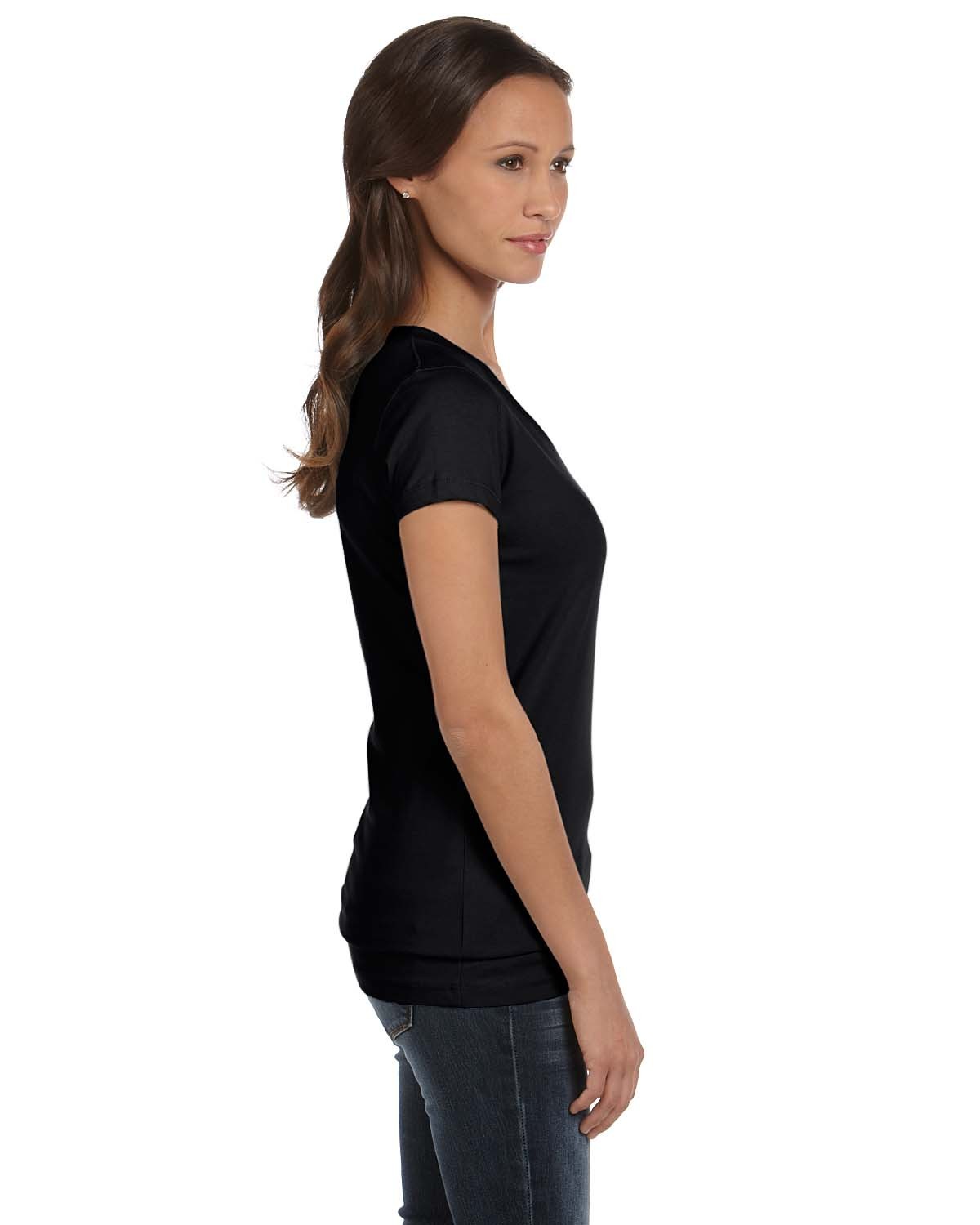 Bella + Canvas B6005 Ladies' Jersey Short-Sleeve V-Neck T-Shirt
