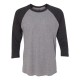 6051 Next Level Apparel Vintage Black Sleeves/ Premium Heather Body