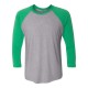 6051 Next Level Apparel Envy Sleeves/ Premium Heather Body
