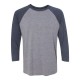 6051 Next Level Apparel Vintage Navy Sleeves/ Premium Heather Body