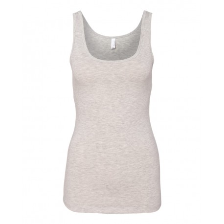 3533 Next Level Apparel 3533 Women's Spandex Jersey Tank Light Heather Grey