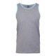 3633 Next Level Apparel Heather Grey/ Cancun