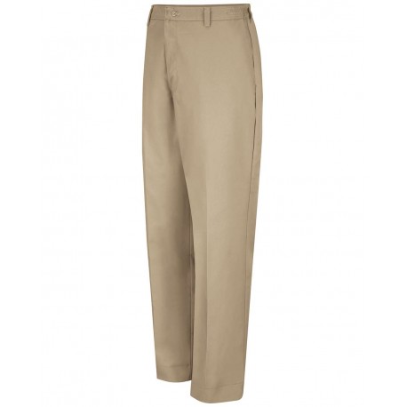 PT60 Red Kap PT60 Elastic Insert Work Pants Khaki - 37 Unhemmed
