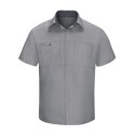 SY42T Red Kap Light Grey/ Charcoal