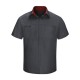 SY42T Red Kap Charcoal/ Fireball Red