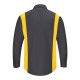 SY32 Red Kap Charcoal/ Yellow