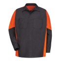SY10 Red Kap Charcoal/ Orange