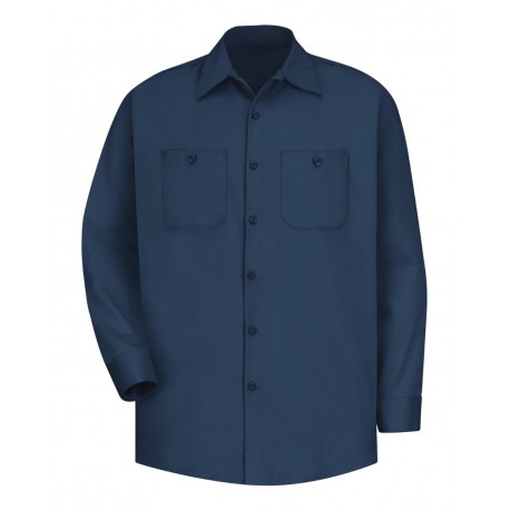 SC30 Red Kap SC30 Cotton Long Sleeve Uniform Shirt NAVY