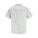 SP20 Red Kap GW-White/ Green Stripe
