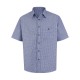 SP84 Red Kap White/ Blue Plaid