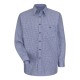 SP74 Red Kap White/ Blue Plaid - 345