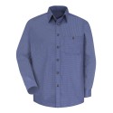 SP74 Red Kap Grey/ Blue Plaid - 367