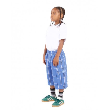SHKP Shaka Wear SHKP Youth Plaid Shorts SKY BLUE