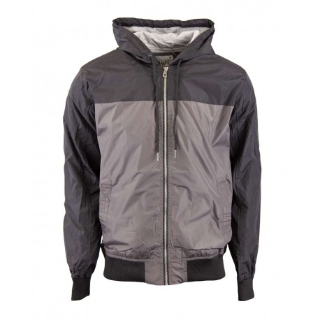 SHWBJ Shaka Wear SHWBJ Windbreaker Jacket BLACK/ GREY