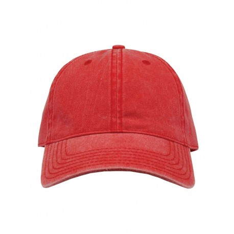 GB465 The Game GB465 Pigment-Dyed Cap RED