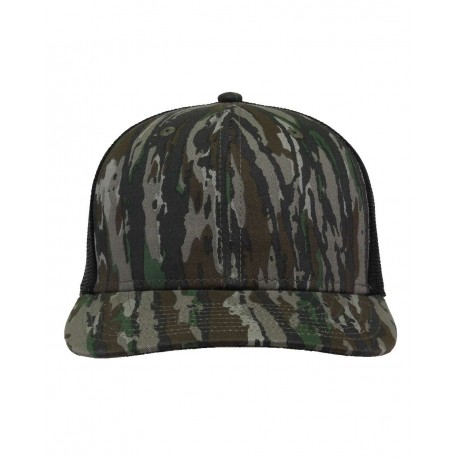 GB452C The Game GB452C Everyday Camo Trucker Cap Realtree Original/ Black