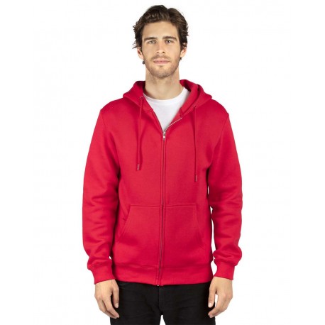 320Z Threadfast Apparel 320Z Fleece Full-Zip Hooded Sweatshirt RED