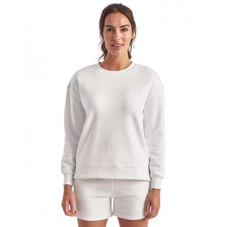 TD600 TriDri TD600 Women's Billie Side-Zip Sweatshirt WHITE