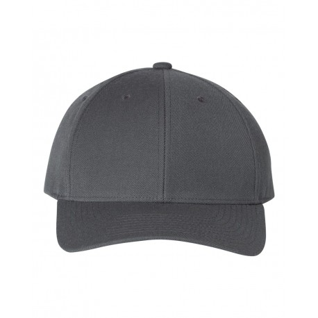 6789M YP Classics 6789M Premium Curved Visor Snapback Cap DARK GREY