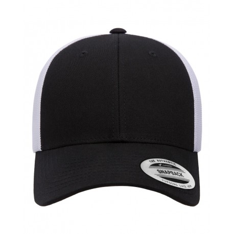 6601 YP Classics 6601 Elite Cap BLACK/ WHITE