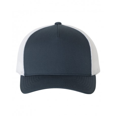 6506 YP Classics 6506 Five-Panel Retro Trucker Cap NAVY/ WHITE