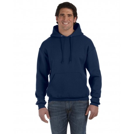 82130 Fruit of the Loom 82130 Adult Supercotton Pullover Hooded Sweatshirt J NAVY
