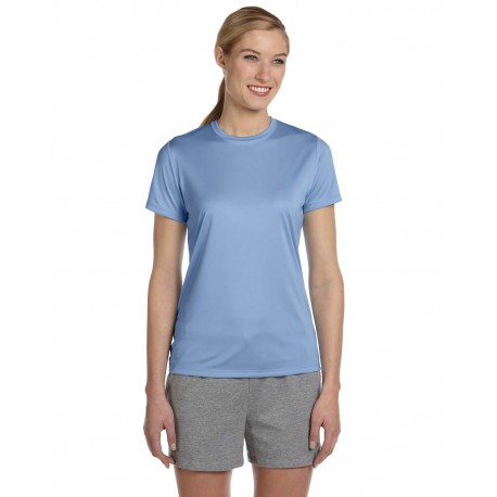 4830 Hanes 4830 Ladies' Cool Dri With Freshiq Performance T-Shirt LIGHT BLUE