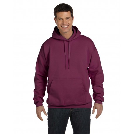 F170 Hanes F170 Adult Ultimate Cotton 90/10 Pullover Hooded Sweatshirt MAROON