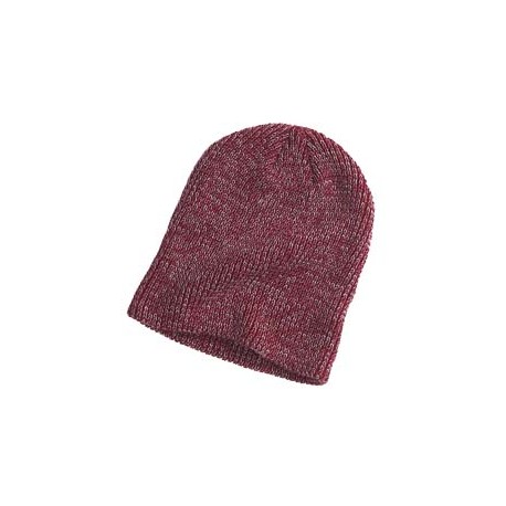 Big Accessories BA524 Ribbed Marled Beanie
