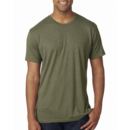 6010A Next Level 6010A Men's Made In Usa Triblend T-Shirt MILITARY GREEN