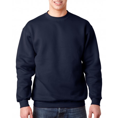 BA1102 Bayside BA1102 Adult 9.5 Oz., 80/20 Heavyweight Crewneck Sweatshirt NAVY