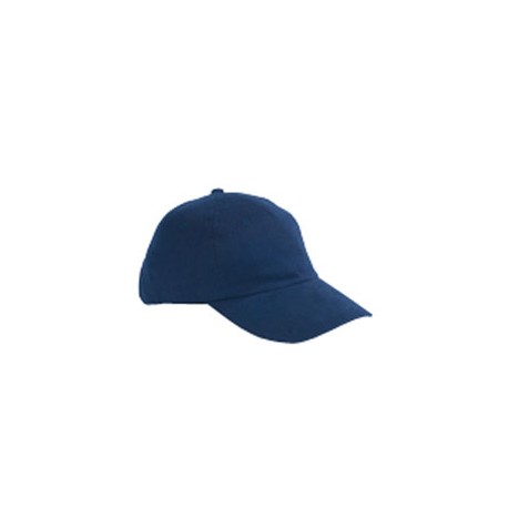 BX008 Big Accessories BX008 5-Panel Brushed Twill Unstructured Cap NAVY