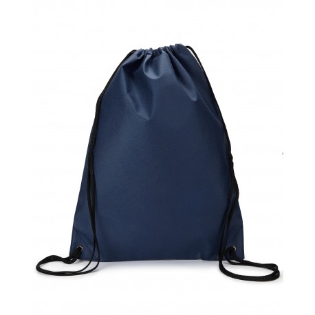 LBA136 Liberty Bags LBA136 Non-Woven Drawstring Bag NAVY