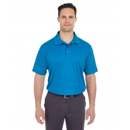 8210 UltraClub 8210 Men's Cool & Dry Mesh Pique Polo PACIFIC BLUE