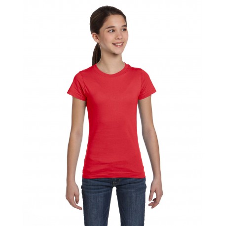 2616 LAT 2616 Girls Fine Jersey T-Shirt RED