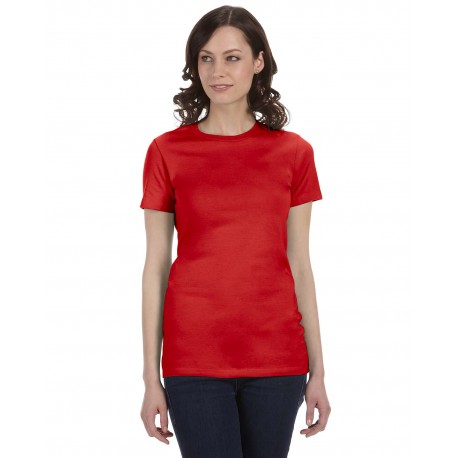 6004 Bella + Canvas 6004 Ladies' Slim Fit T-Shirt RED