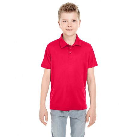 8210Y UltraClub 8210Y Youth Cool & Dry Mesh Pique Polo RED