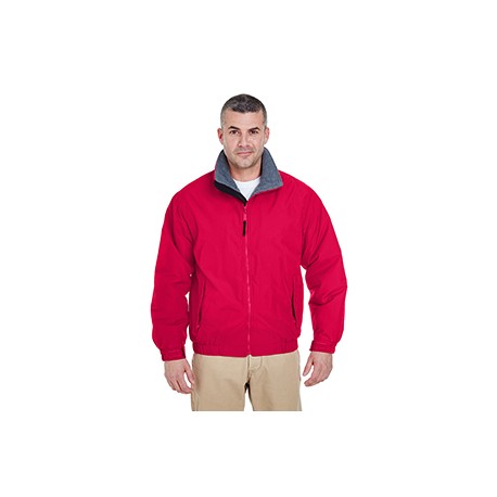 8921 UltraClub 8921 Adult Adventure All-Weather Jacket RED/CHARCOAL