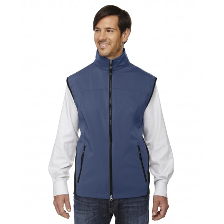 88127 North End 88127 Men's Three-Layer Light Bonded Performance Soft Shell Vest REGATA BLUE 815