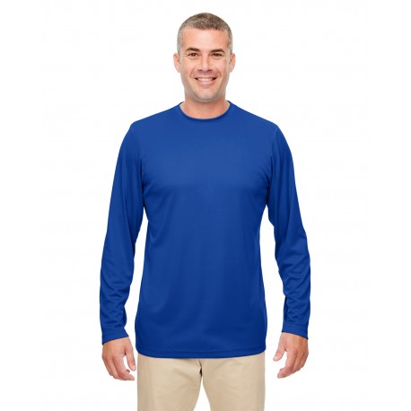 8622 UltraClub 8622 Men's Cool & Dry Performance Long-Sleeve Top ROYAL