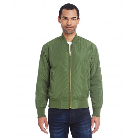 395J Threadfast Apparel 395J Unisex Bomber Jacket ARMY