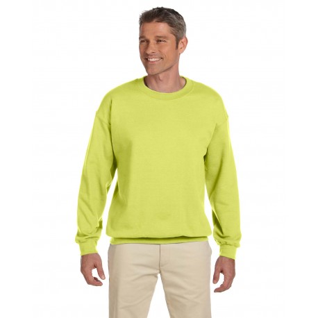 4662 Jerzees 4662 Adult Super Sweats Nublend Fleece Crew SAFETY GREEN
