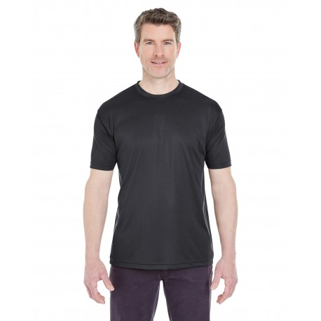 8420 UltraClub 8420 Men's Cool & Dry Sport Performance Interlock T-Shirt BLACK