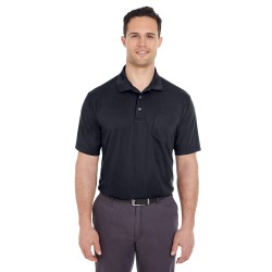 UltraClub 8210P Adult Cool & Dry Mesh Pique Polo With Pocket