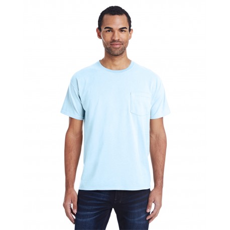 GDH150 ComfortWash by Hanes GDH150 Unisex Garment-Dyed T-Shirt With Pocket SOOTHING BLUE