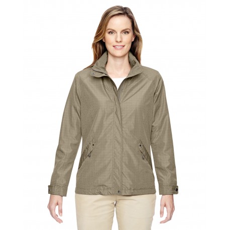 78216 North End 78216 Ladies' Excursion Transcon Lightweight Jacket With Pattern STONE 019