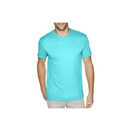 6410 Next Level 6410 Men's Sueded Crew TAHITI BLUE